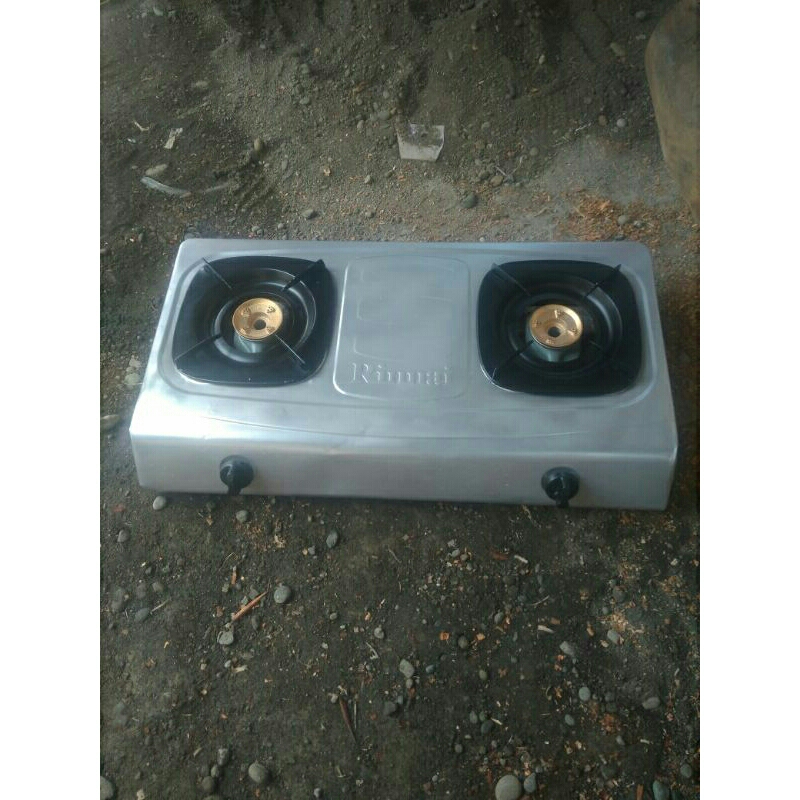 kompor gas Rinai seri 522(warna SILVER)BEKAS pakai
