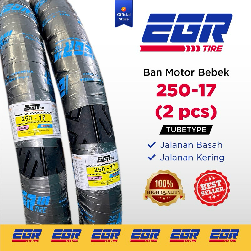 EGR TIRE ban luar motor Vario Supra Vega Revo Jupiter velg 17 ukuran 250-17