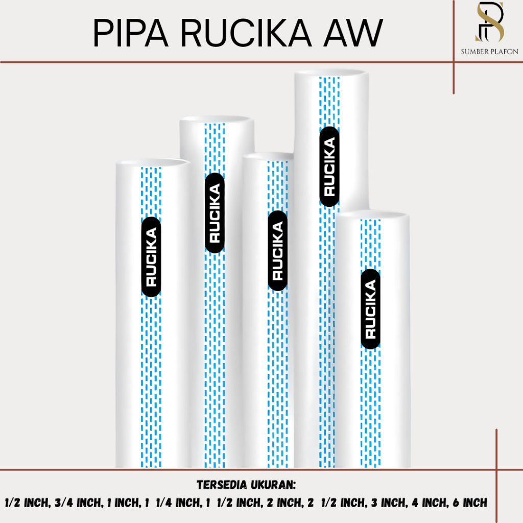 Pipa Rucika AW  4 inch / Pipa RUCIKA AW MURAH
