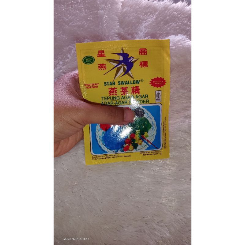 (TERMURAH) 2 BOX Agar-agar swallow Plain