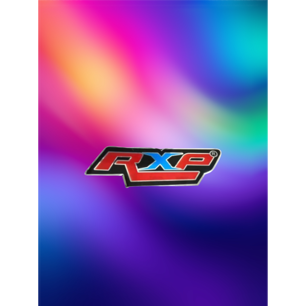 Emblem knalpot rxp All slinceer free paku rivet Motorcycle