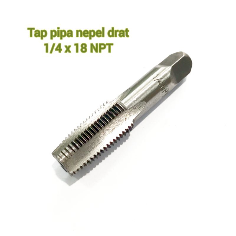 KS00865 Tap pipa nepel drat 1/4x18 NPT bukan BSPT