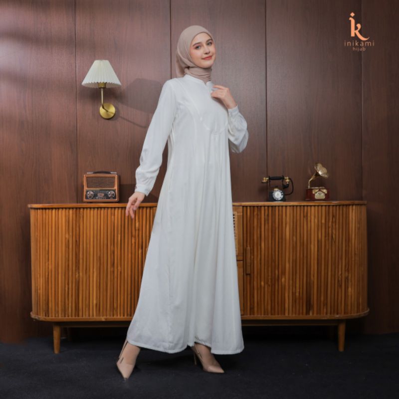 GAMIS DRESS PUTIH RORA UNTUK DEWASA DAN REMAJA WANITA