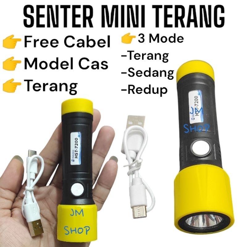 SENTER CAS MINI/SENTER MINI TERANG 3 MODE