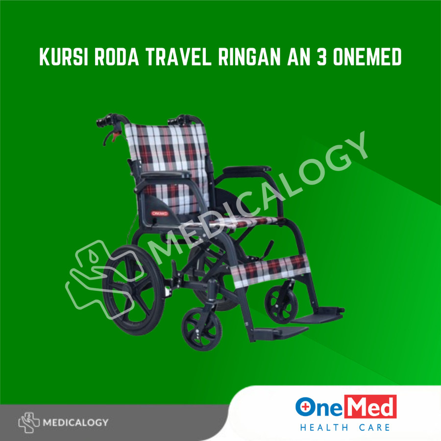 Kursi Roda Travel Ringan AN 3 Onemed / Kursi Roda Traveling