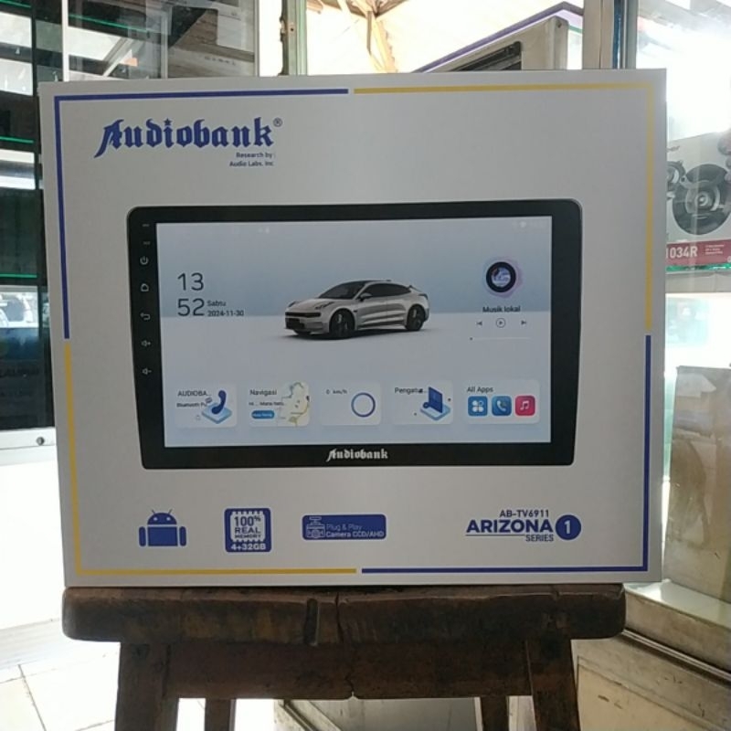 Head unit Android Ram 4 9 Inch Audiobank - Tv android mobil Audiobank 9 Inch Ram 4/32GB - Audiobank 