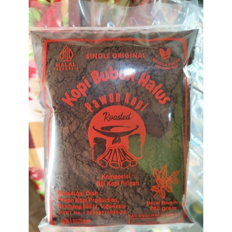 

kopi bubuk halus murni tanpa campuran