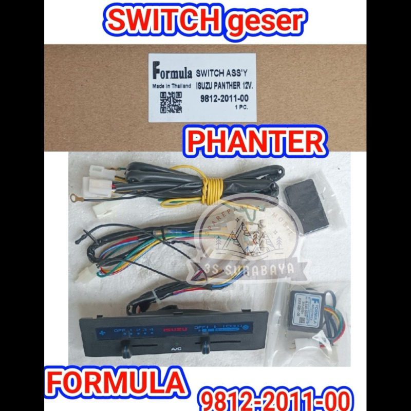 Switch Geser Ac Isuzu Panther Komplit Swit Lengkap Ac mobil