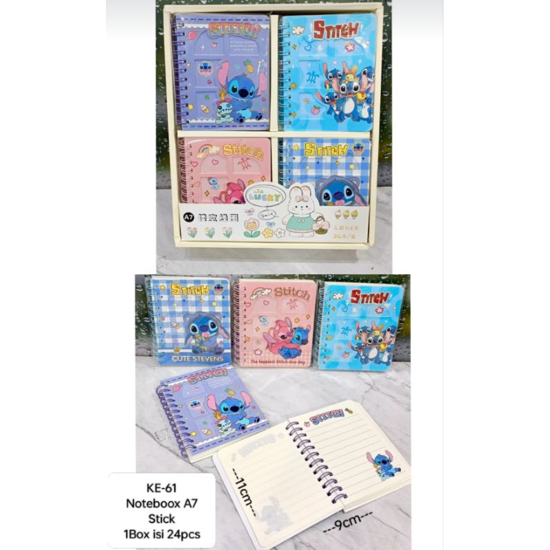 

Notebook stich kuromi & bear
