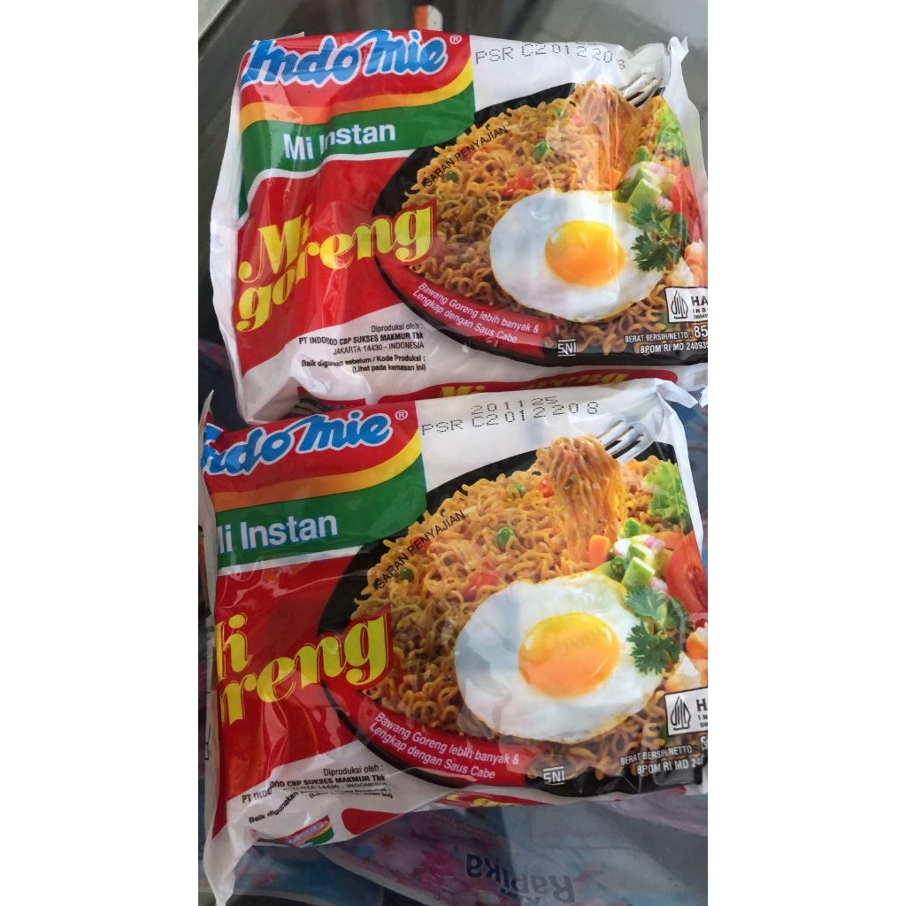 

INDOMIE GORENG 1 PCS mie goreng instan