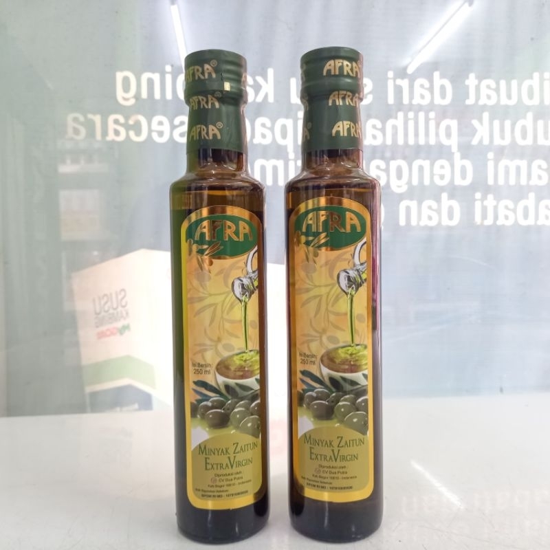 

Minyak Zaitun AFRA 250ml / Exstrak Virgin Olive Oil / ORIGINAL