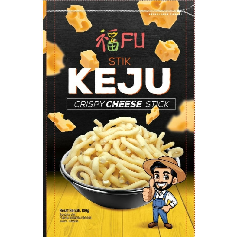 

FU stik keju kualitas export - 100 gr / FU cheese stick export quality -100 gr
