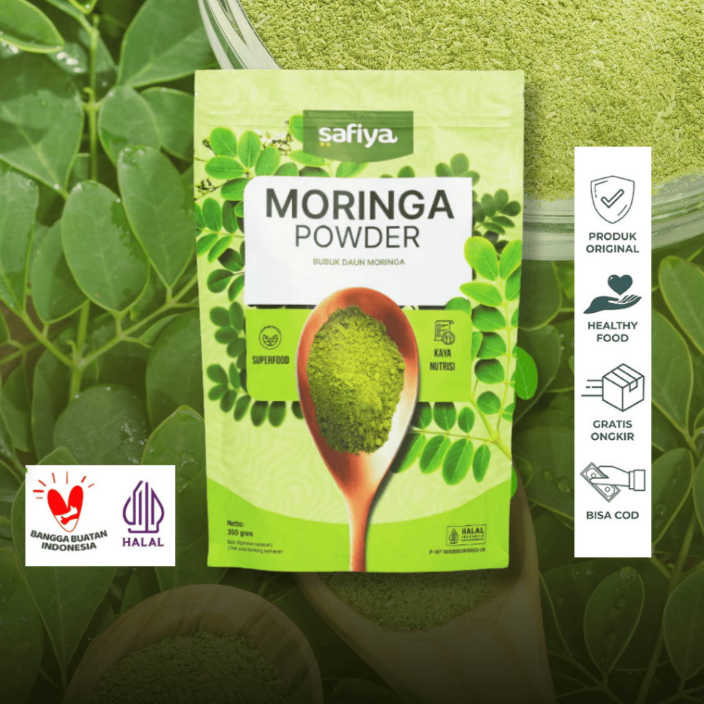 

Daun Kelor Bubuk Original 100% - Moringa Powder Safiya