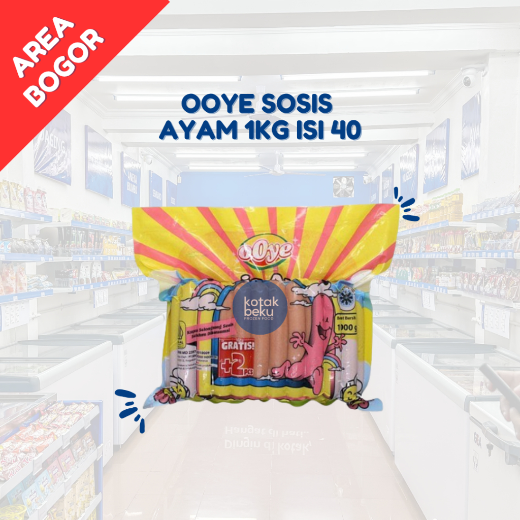 

OOYE SOSIS AYAM 1KG ISI 40