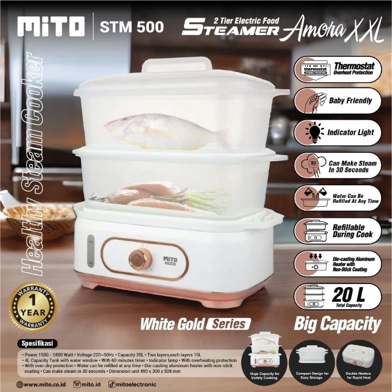Mito Steamer Electric Food 20 Liter
