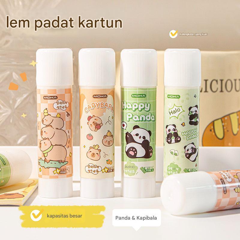 

Lem Kertas Stick CAPYBARA dan PANDA Karakter Lucu untuk Tempel Kertas