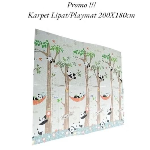 Promo  Karpet Playmat Uk 200X180cm, Karpet Lipat, Karpet Gambar, Karpet Lantai, Karpet Piknik, Karpe