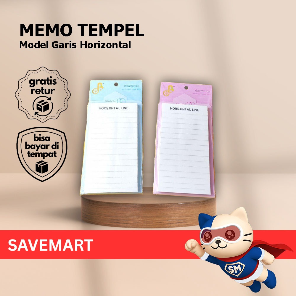 

Notepad Kertas Buku Catatan Pesan Sticky Memo Cute Memo Tempel Memo Task List Cute Paper