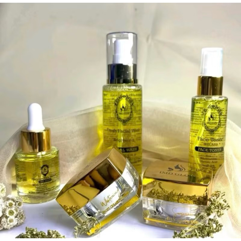 Skincare imd glow sepaket +serum whitening BPOM