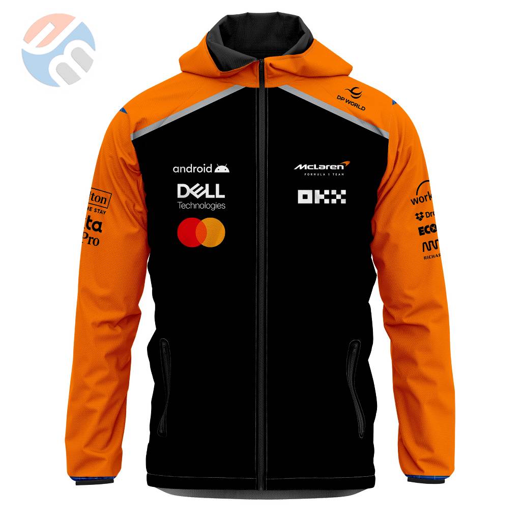 the moro - Jaket Parasut F1 MCLAREN HITAM 2025 Pria & Wanita Dewasa | Printing Sublime