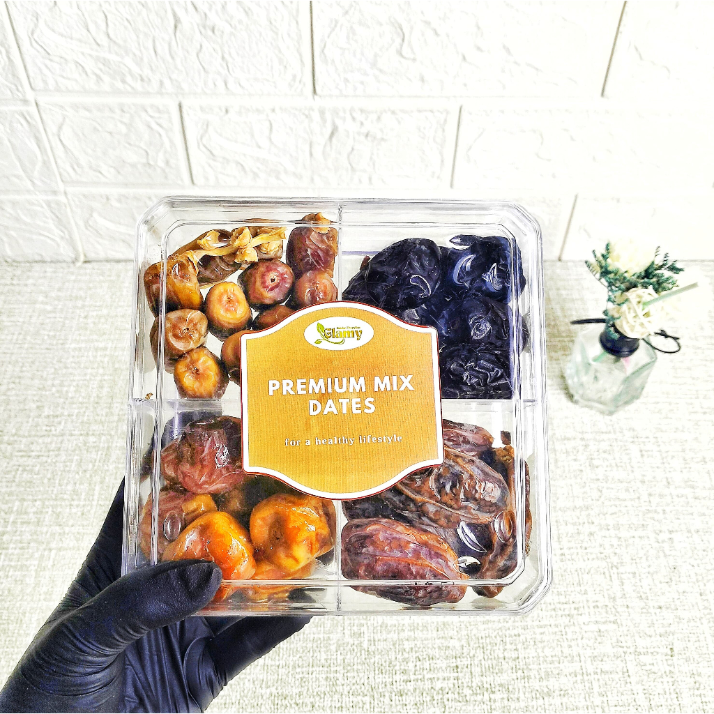 

PAKET KURMA 4 IN 1 PREMIUM | oleh oleh souvenir haji umroh gift premium dates | Korma mix 4 in 1