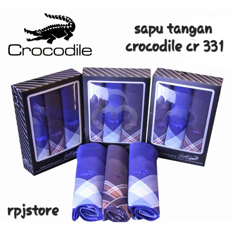 SAPU TANGAN PRIA CROCODILE SUPER KATUN