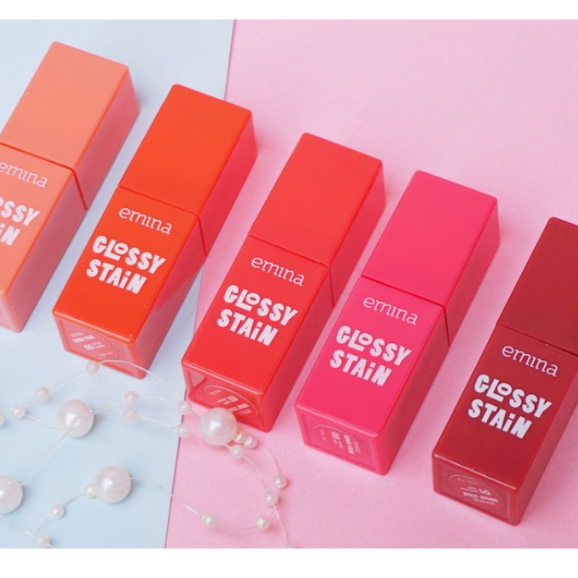 EMINA Glossy Stain / lip tint emina / lipstik emina