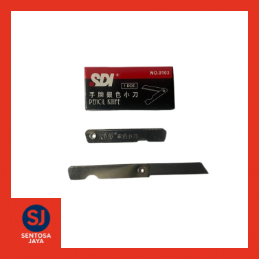 

SDI Pencil Knife / Silet Tangkai Besi 0103 (12pcs) - Pisau Presisi Serbaguna