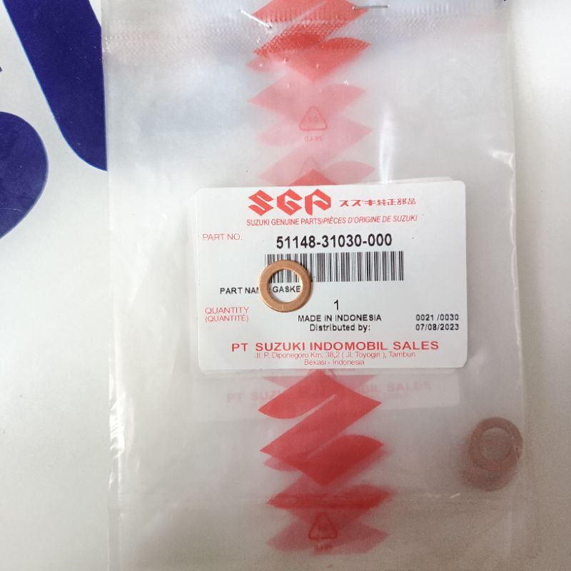 RING TEMBAGA SULING AS SHOCK DEPAN ADDRESS ORIGINAL SGP