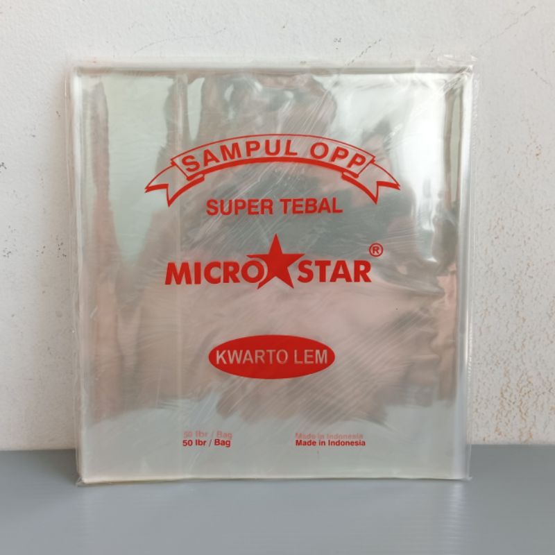 

SAMPUL BUKU MICRO STAR BENING KWARTO / KUARTO LEM ( 50LEMBAR )