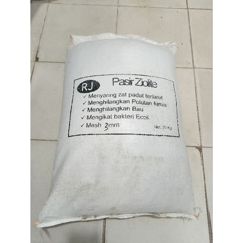 PASIR ZEOLITE 1 KARUNG // EKONOMIS // MEDIA FILTER AIR SUMUR GORONG-GORONG DAN SUMUR BOR // AQUARIUM