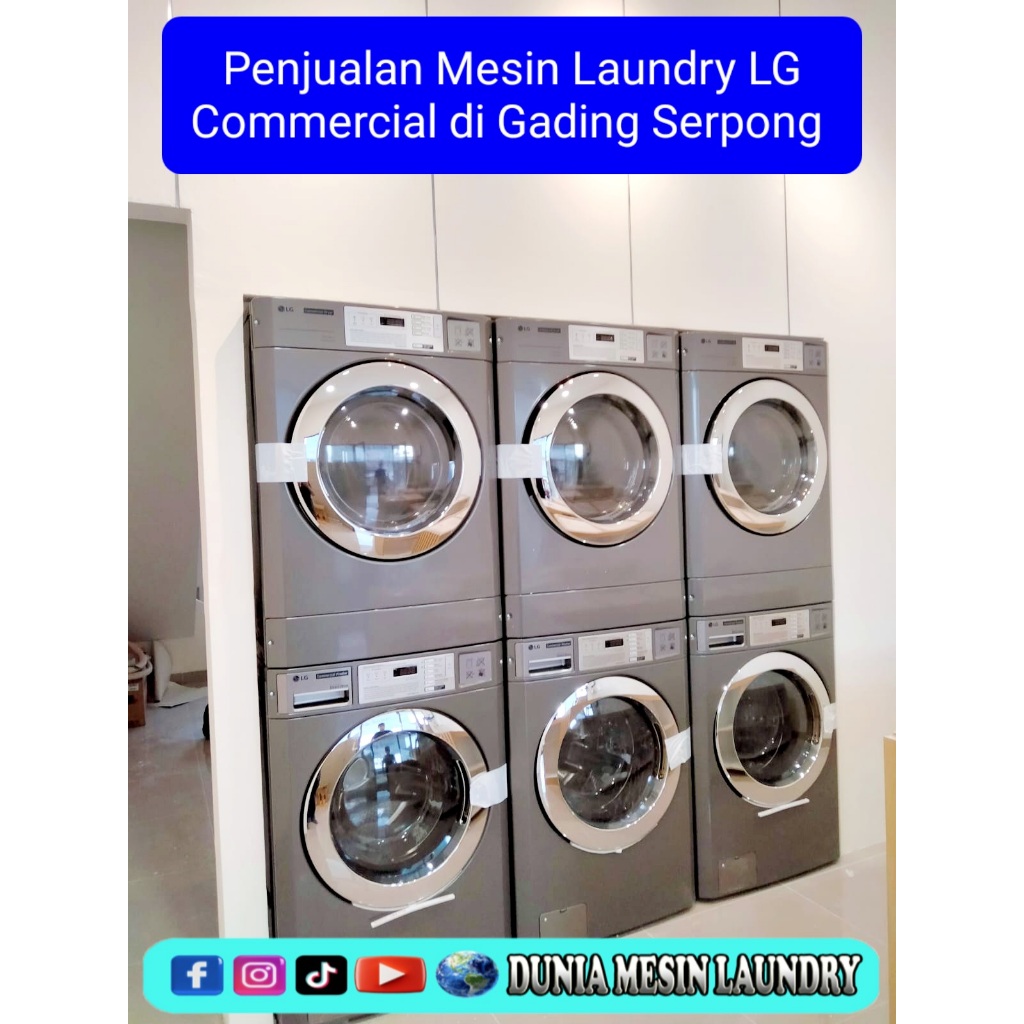 Paket Bisnis Laundry LG Commercial Giant Max