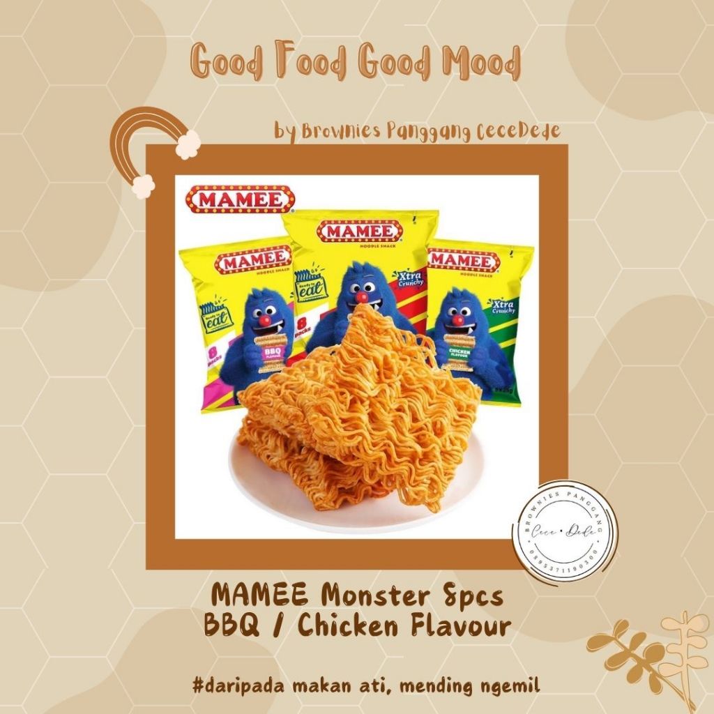 

MAMEEE Monster isi 8pcs - BBQ / Chicken Flavour