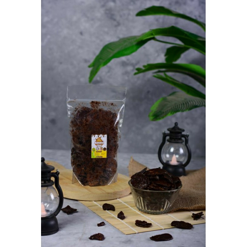 

keripik pisang lumer varian rasa coklat kemasan 100gr, 150gr