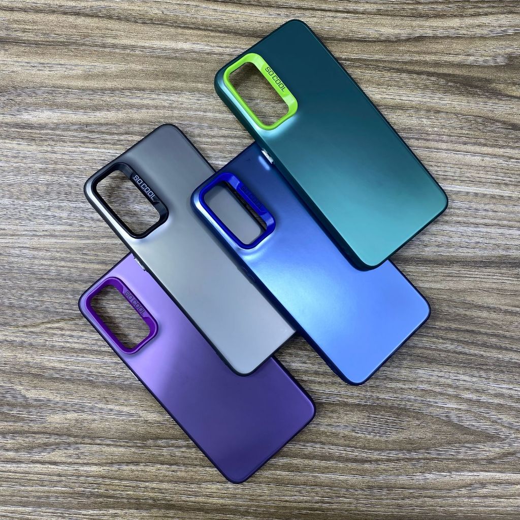 CASE IMD HYBRID PLATE HOLOGRAM OPPO RENO 5 SILIKON MACARON TERBARU
