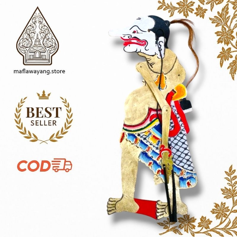 Wayang Kulit Asli Petruk Standar Dalang