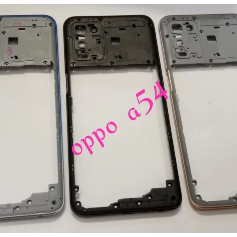 Bazzel tulang tengah list cassing Oppo A54 - Gold