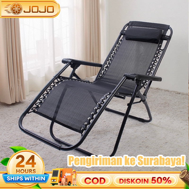 Kursi Lipat Santai Tempat Tidur Lipat Kursi Lipat Panjang Kasur Portable Kursi Lipat Tidur Santai