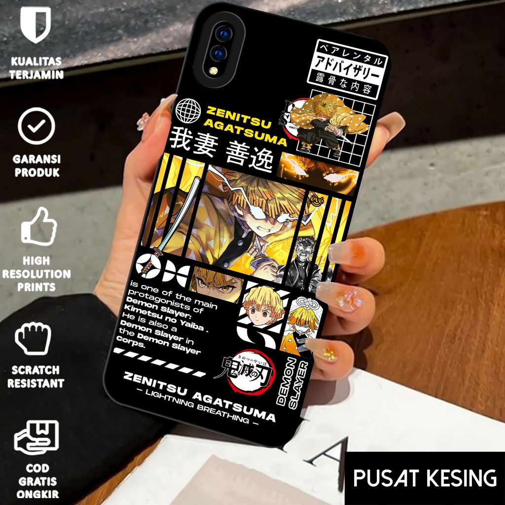 CASE VIVO 1804 - Softcase VIVO 1804 Motif DEMON SLAYER - Case Pro Camera - Case Hp VIVO 1804 - Casin