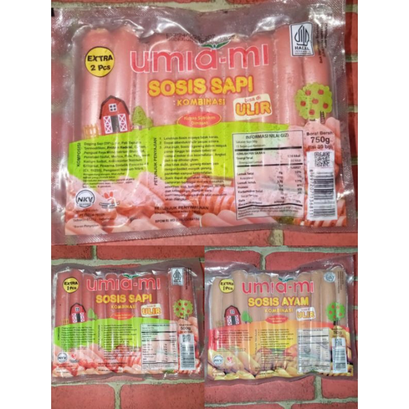 

Umia-mi Sosis Ulir Sapi & Ayam (500gr & 1000gr)