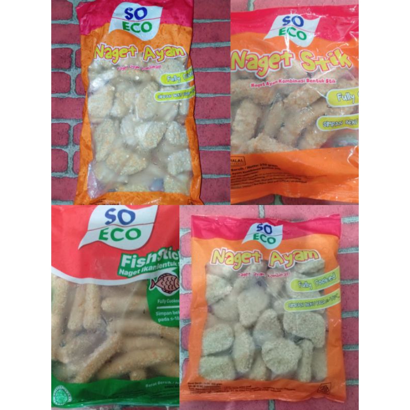 

So Eco Nugget Ayam & Ikan (250gr, 500gr, dan 1000gr)