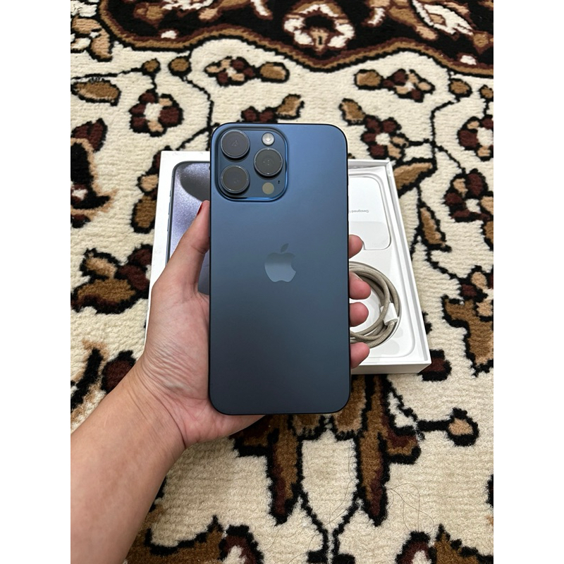 HP iPhone 15 Pro Max 256gb Resmi Indonesia - Second