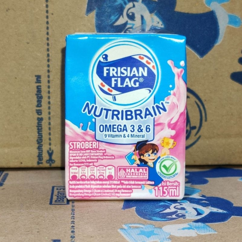 

Frisian Flag UHT Nutribrain Omega 115 ml [Strawberry dan Coklat]