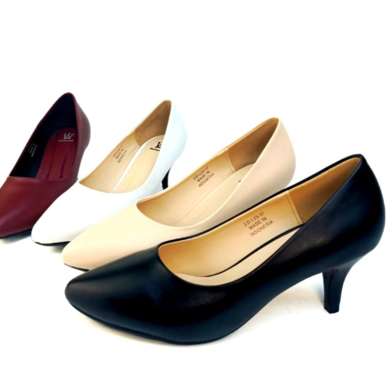 Preloved Heels Stiletto heels kerja 5cm heels tertutup heels formal sepatu wanita sepatu kerja sepat