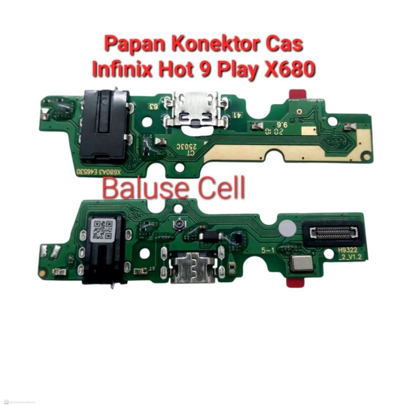 Papan Cas Flexible Konektor Cas Infinix Hot 9 Play X680/ Hot 10 Play X688 PCB+MiC+IC