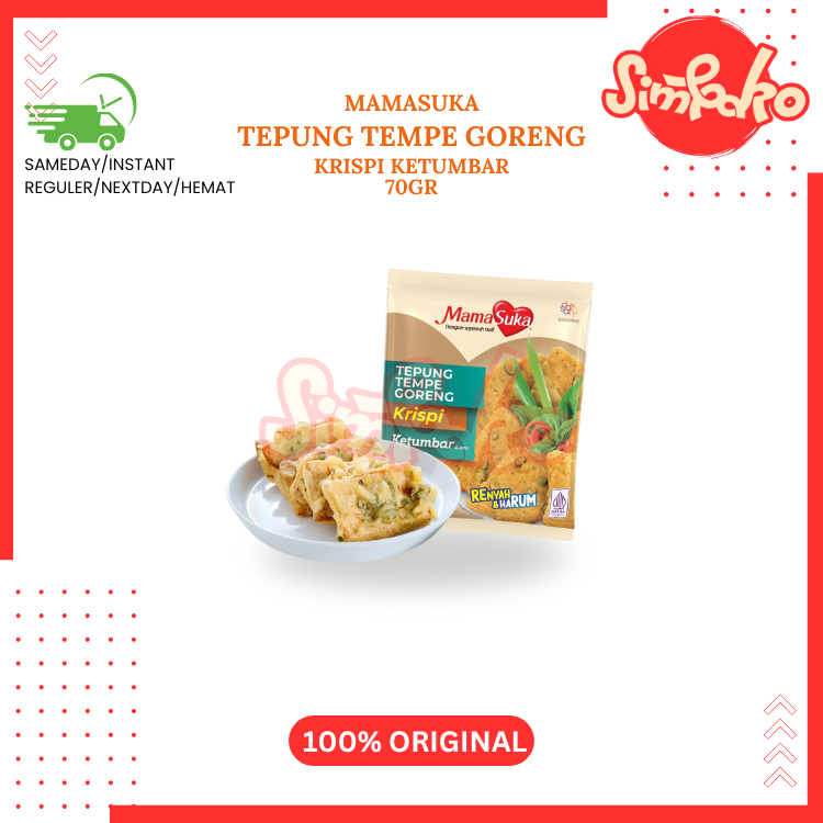 

SIMBAKO - Mamasuka Tepung Bumbu Tempe Goreng Krispi Ketumbar Crispy Tempeh 70gr