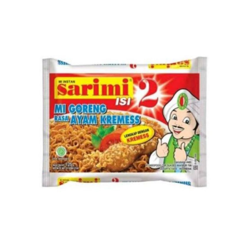 

mie sarimi isi 2 rasa ayam kremes