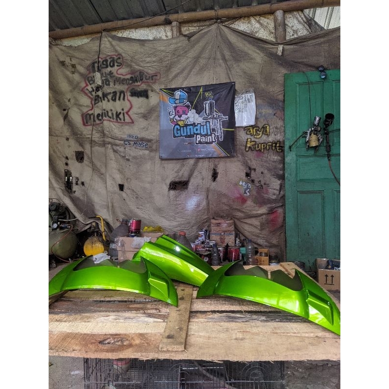 Batok depan mio Sporty old warna hijau ori