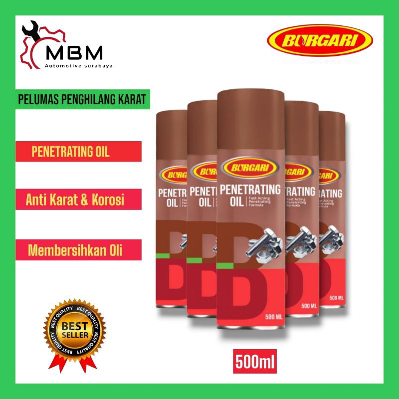 Burgari Penetrating Oil/Anti Karat WD-Burgari 500ml