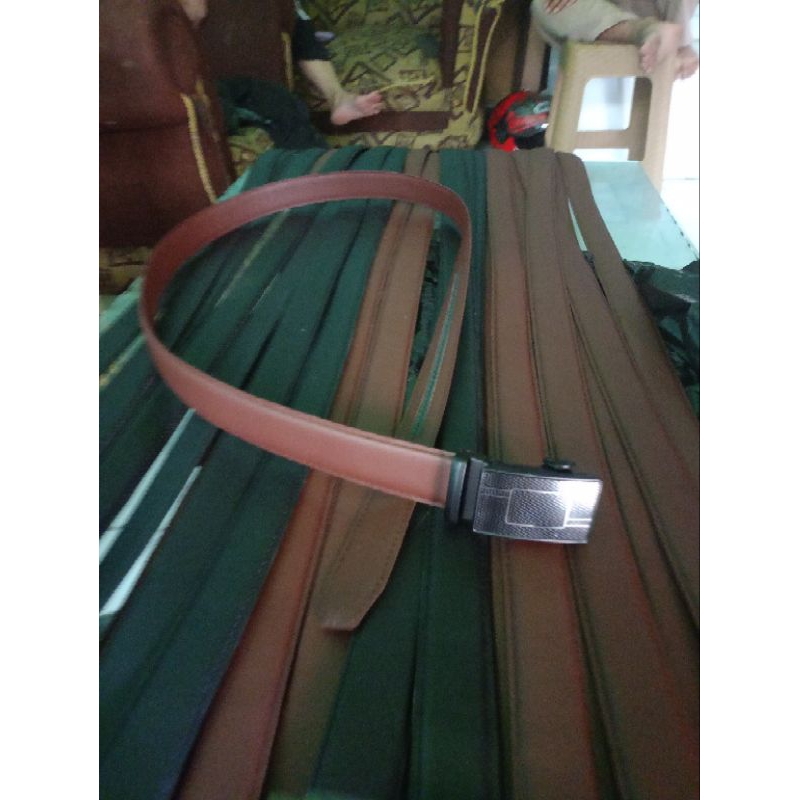 sabuk kulit rel • sabuk kulit kantor asli Garut